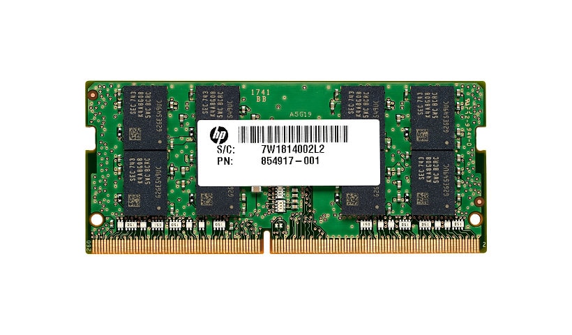 HP - DDR4 - 16 GB - SO-DIMM 260-pin - unbuffered