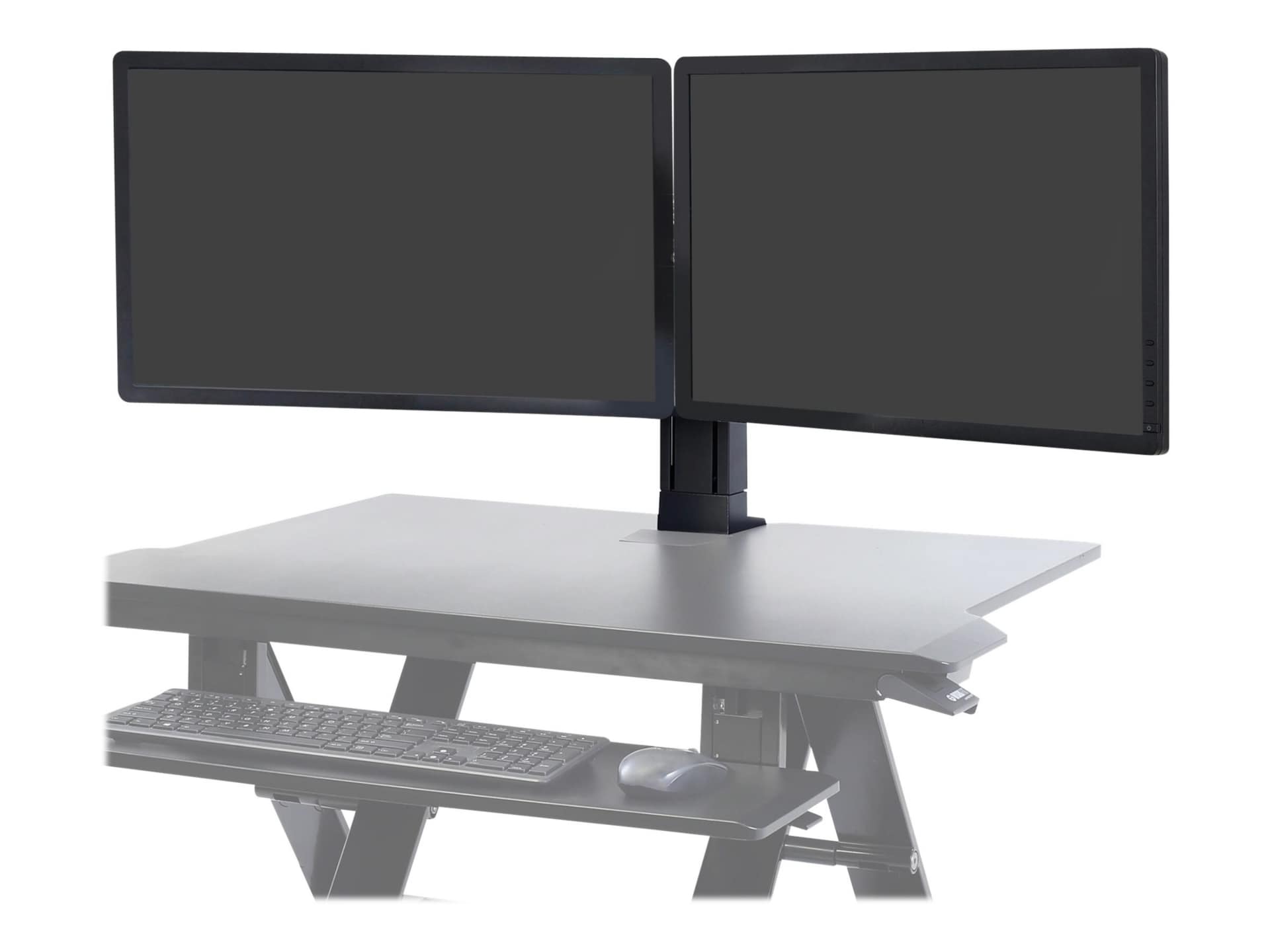 Thumbnail 2 of 2 for Ergotron WorkFit Universal - twin monitor kit - black
