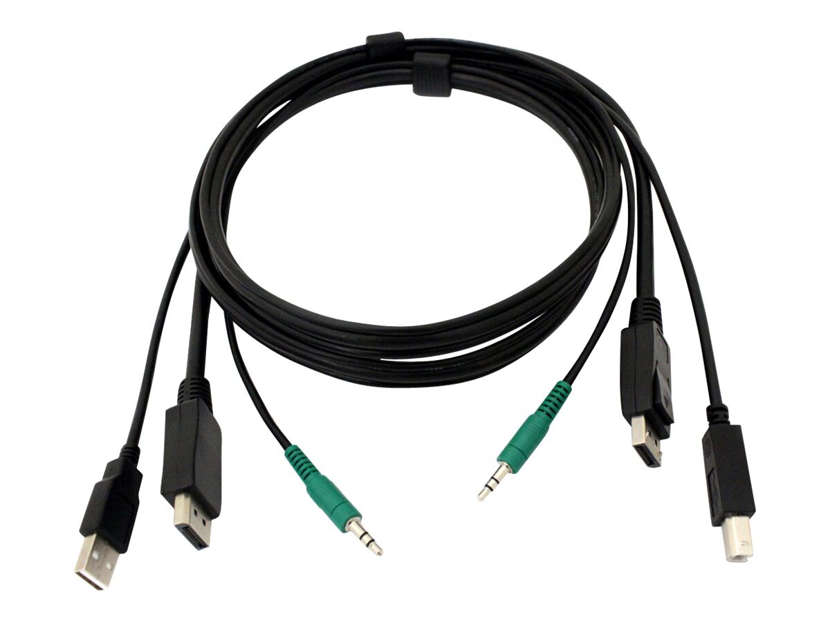 Black Box - video / USB / audio cable - 6 ft