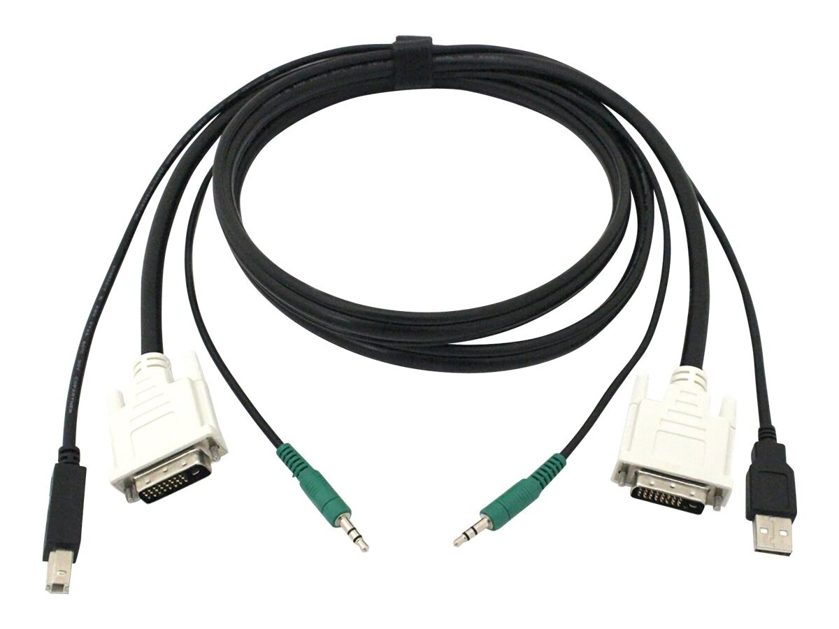 Black Box - video / USB / audio cable - 6 ft