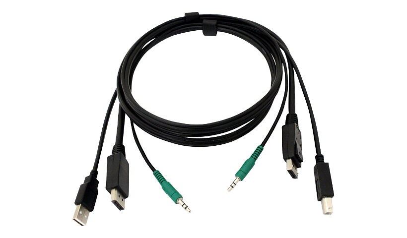 Black Box - video / USB / audio cable - 6 ft