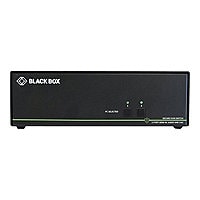 Black Box SECURE NIAP - Dual-Head - KVM / audio switch - 2 ports - TAA Comp