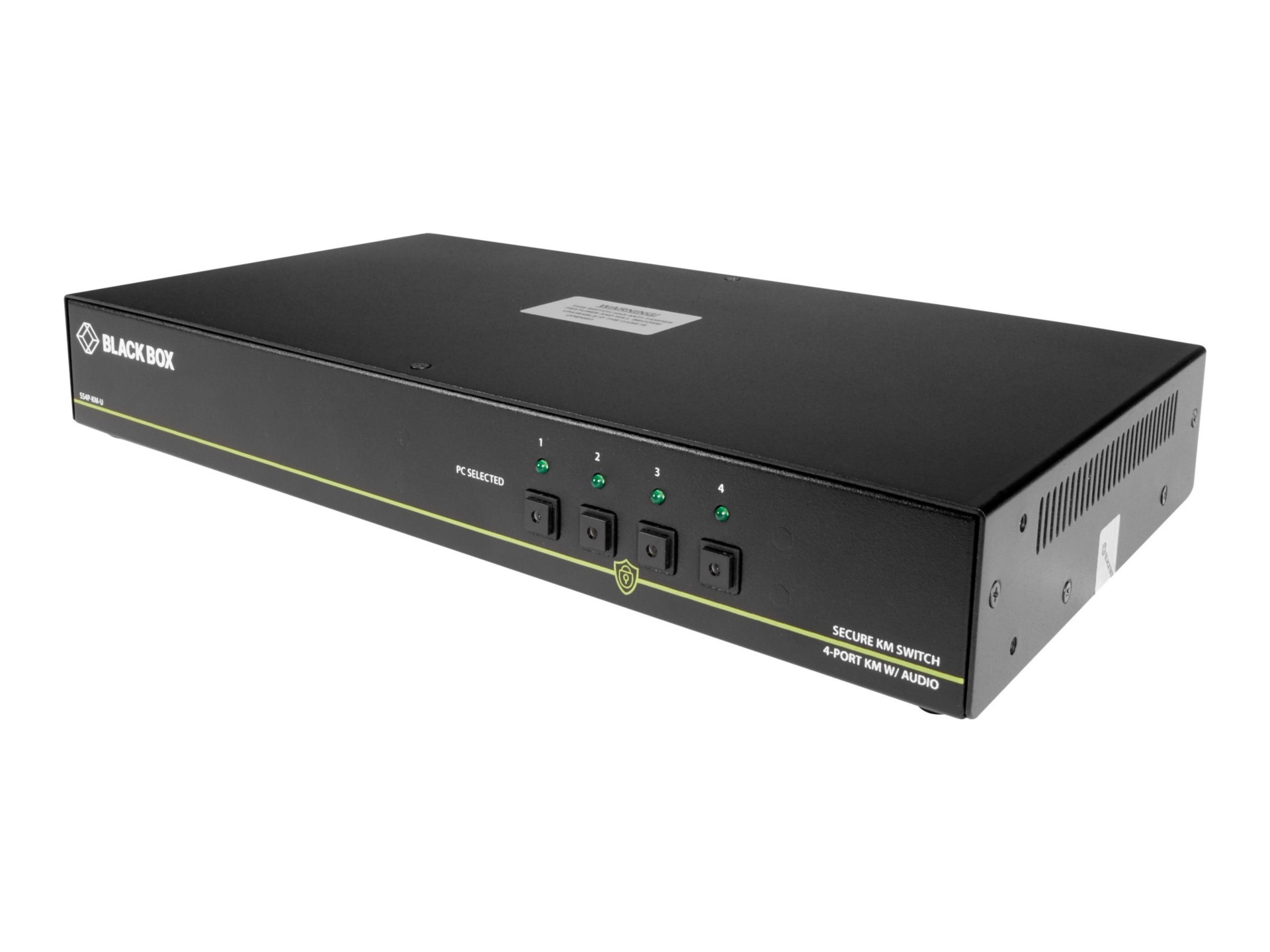 Black Box SECURE NIAP - keyboard/mouse/audio switch - 4 ports - TAA Complia