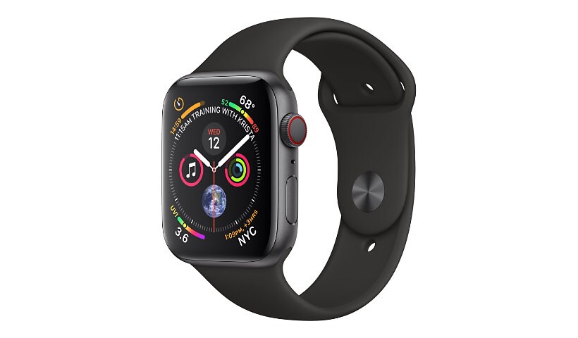 Apple Watch Series 4 (GPS + Cellular) - space gray aluminum - smart watch w