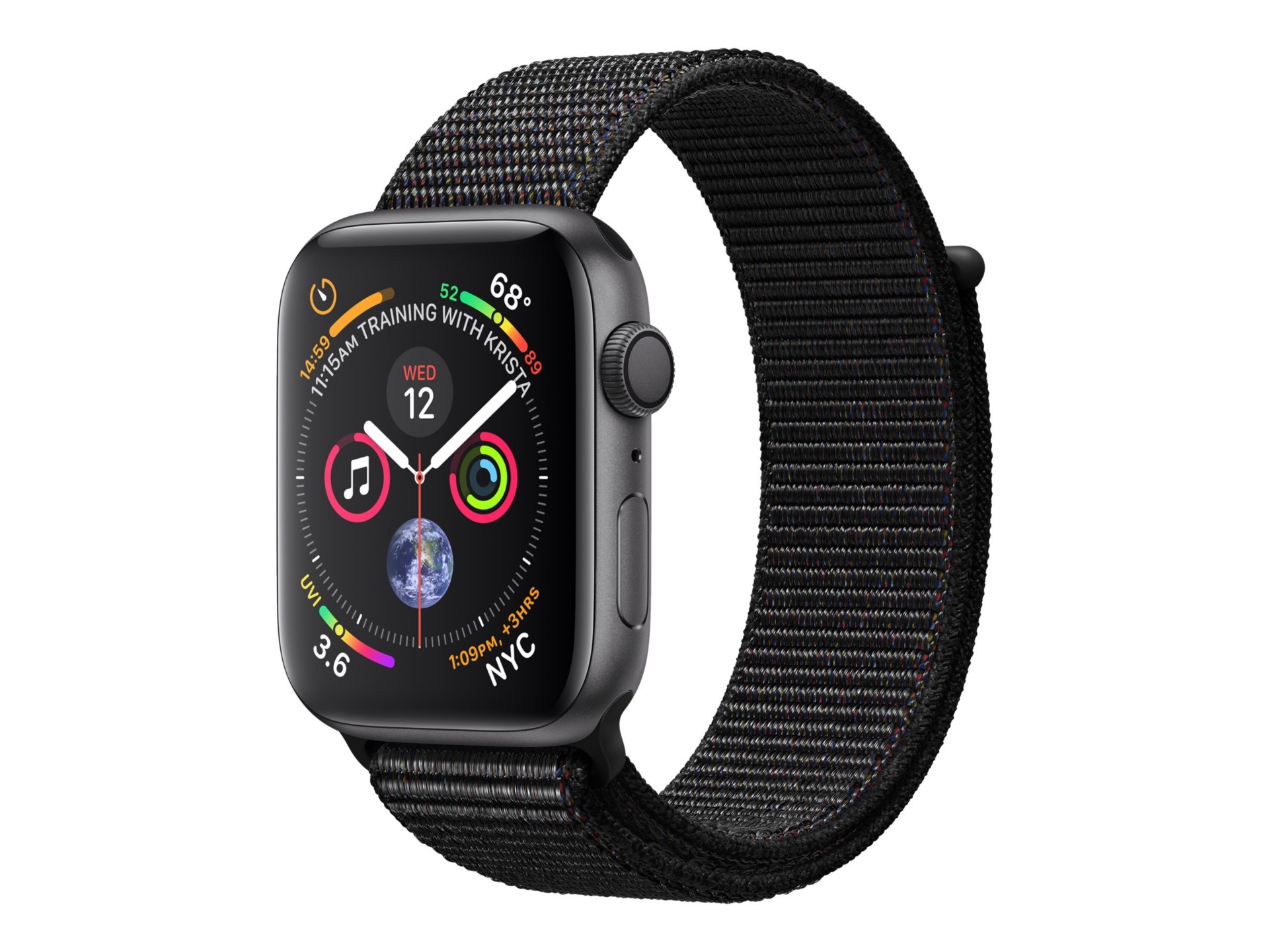 Apple Watch Series 4 (GPS + Cellular) - space gray aluminum - smart watch w