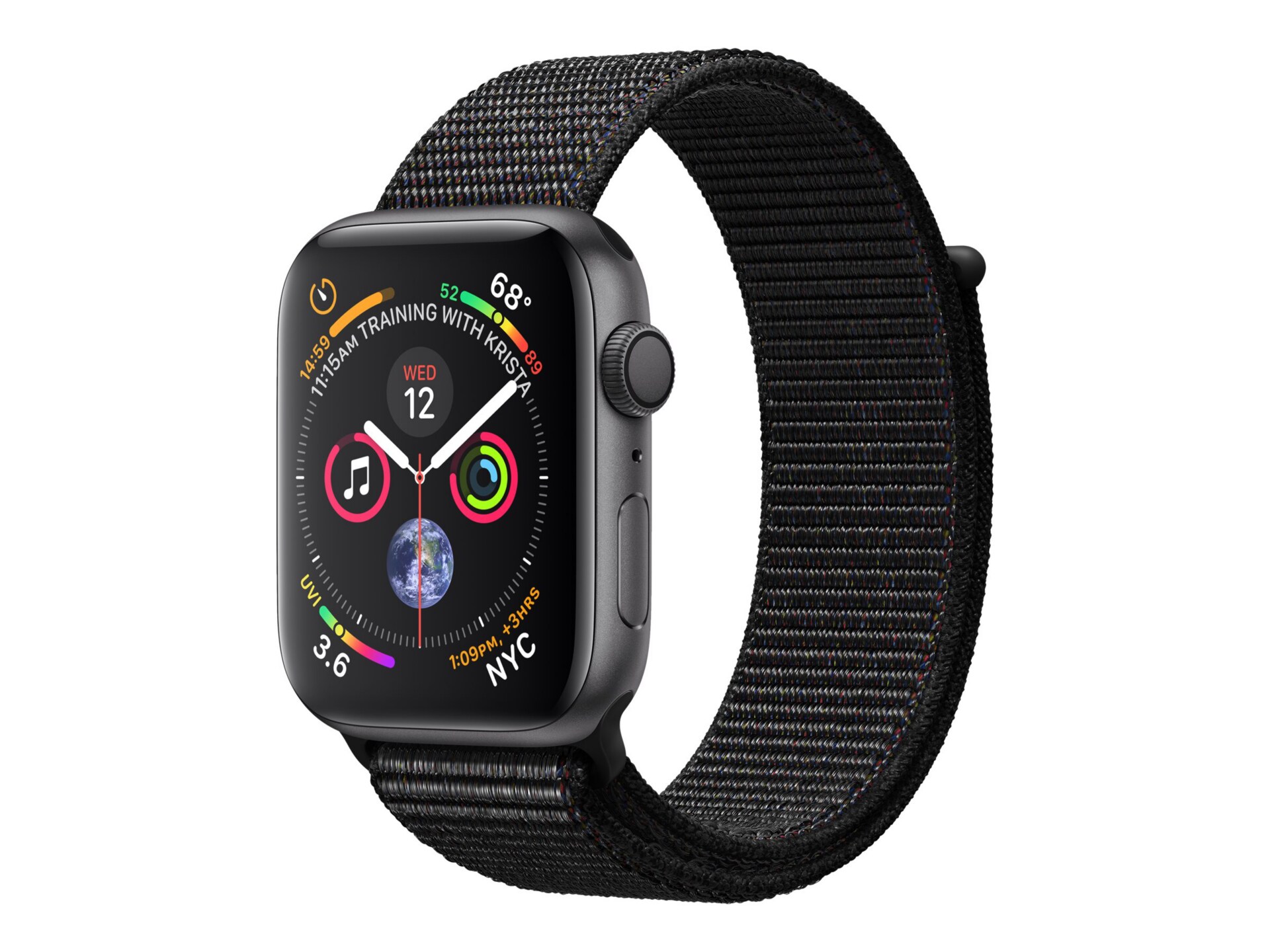Apple Watch Series 4 (GPS) - space gray aluminum - smart watch with sport l