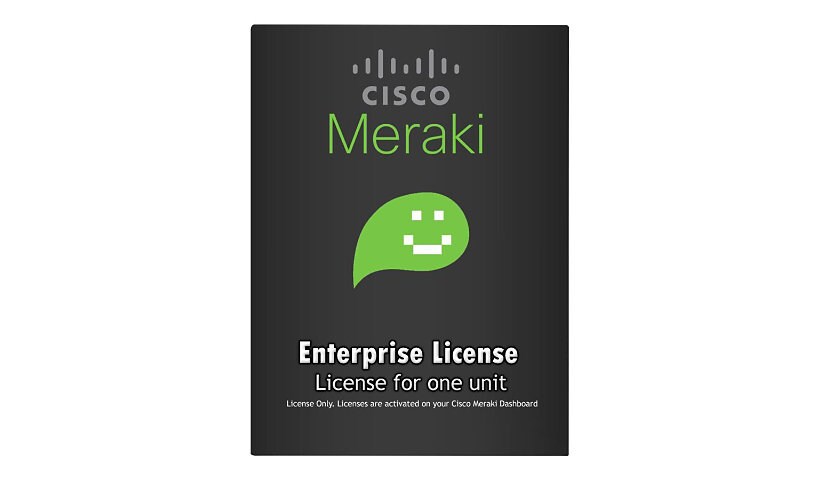 Cisco Meraki Enterprise - subscription license (3 years) + 3 Years Enterprise Support - 1 security appliance