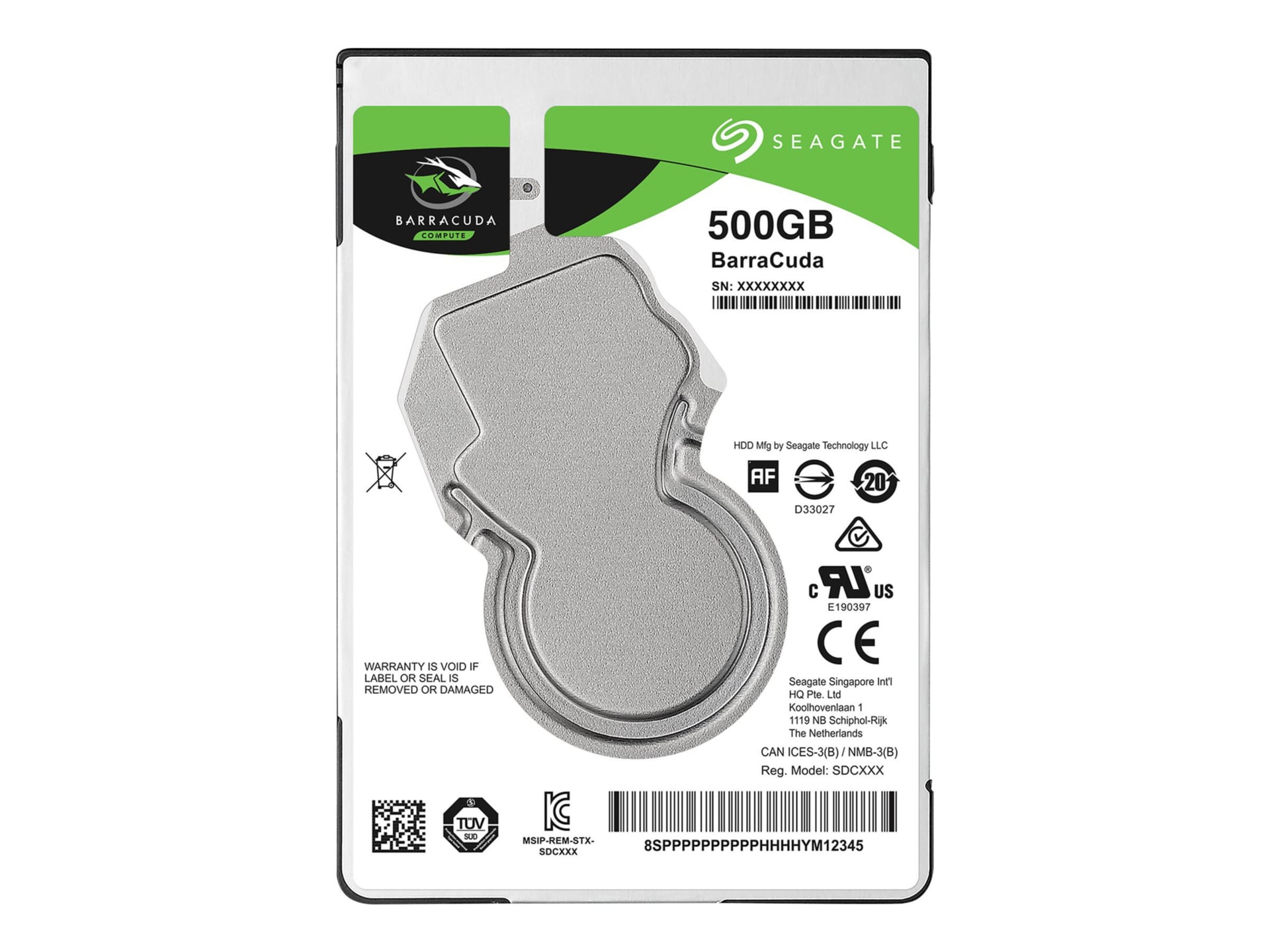 Seagate Barracuda ST500LM033 - hard drive - 500 GB - SATA 6Gb/s