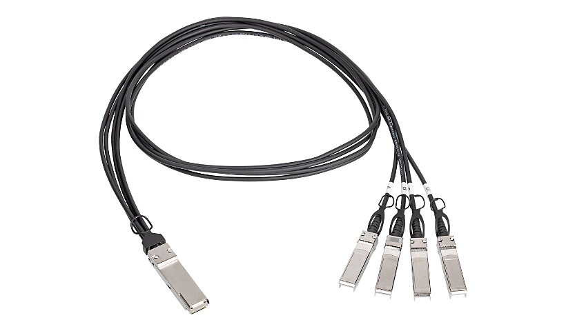 Molex QSFP+-to-4xSFP+ DAC, 40Gbps-to-4x10Gbps, 30 AWG, 2.0m (6.6ft) Length