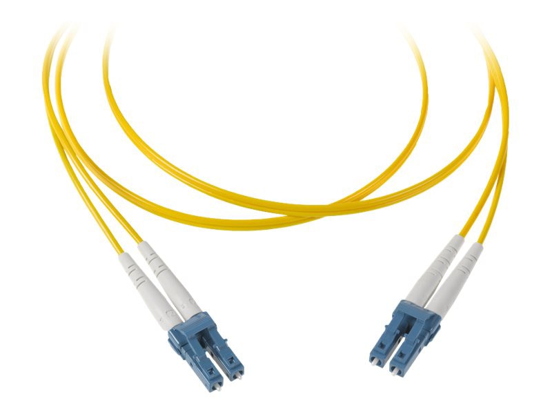 Molex LC Duplex, 1.6mm zip cord, Yellow, OS2, 1.0m Length
