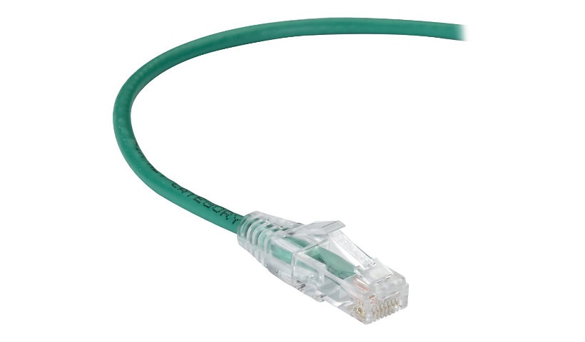 Black Box Slim-Net patch cable - 15 ft - green