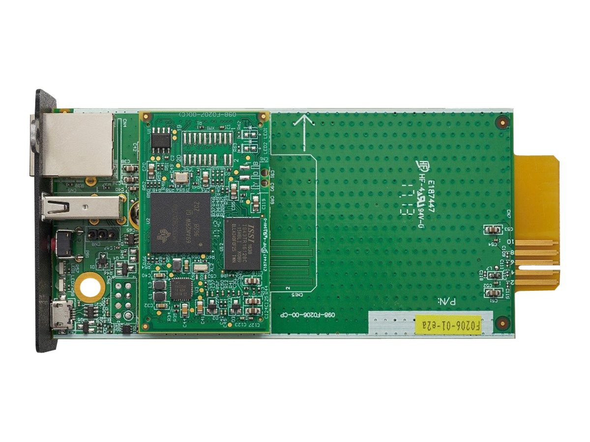 Carte réseau Eaton, adaptateur de gestion à distance de service Ethernet pour onduleur/PDU