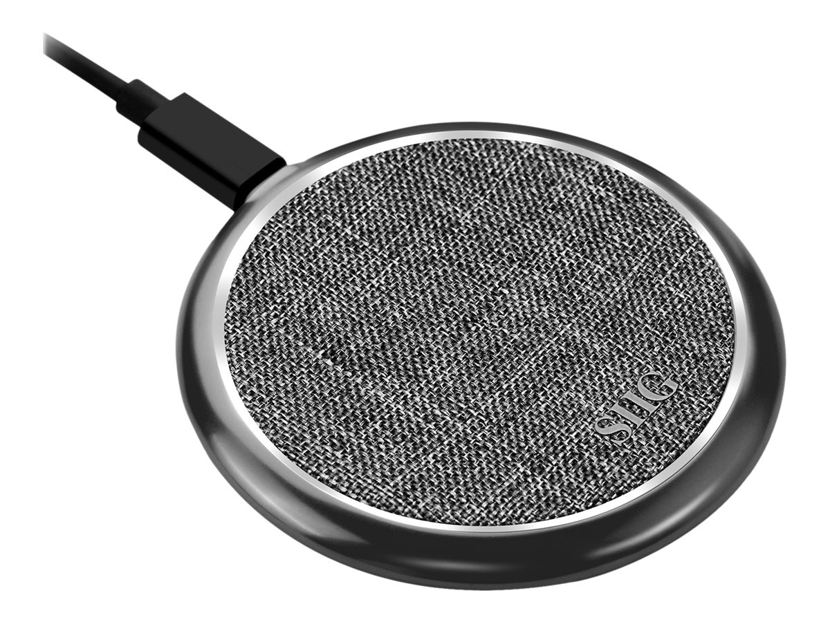 SIIG Premium Wireless Smartphone Charger Pad - Fabric wireless charging mat