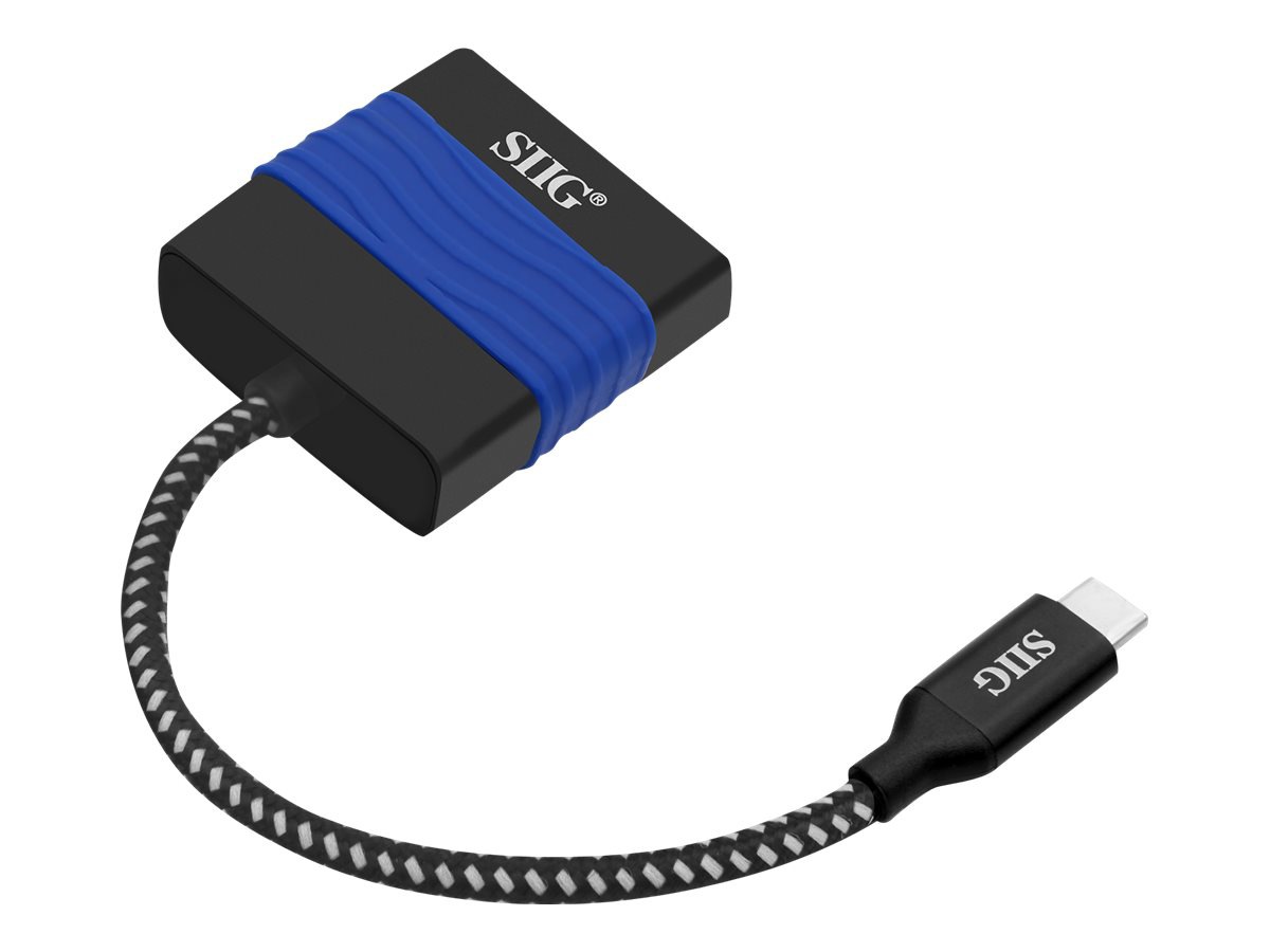 SIIG USB Type-C to DVI Video Cable Adapter - external video adapter - black