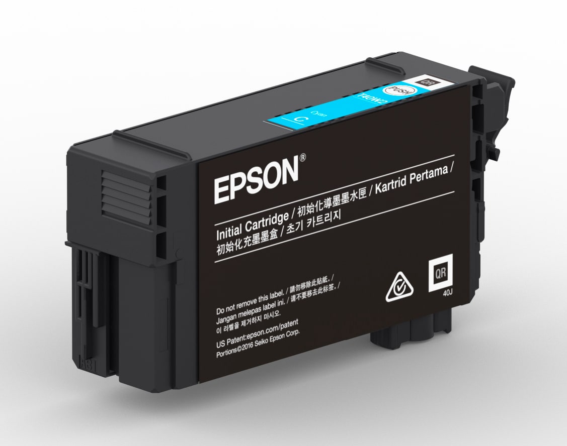 Epson T40V - cyan - original - ink cartridge