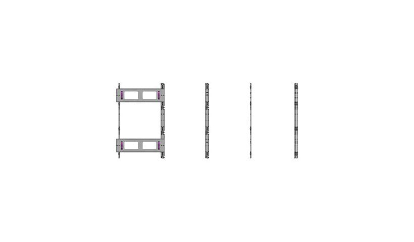 Samsung Frame Kit VG-LFJ33SWW - mounting component - for 3x3 LED video wall