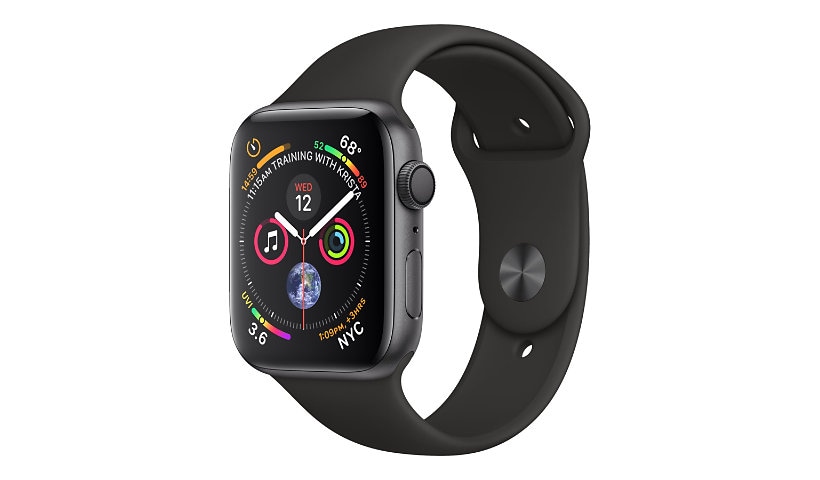 Apple Watch Series 4 (GPS) - space gray aluminum - smart watch with sport b