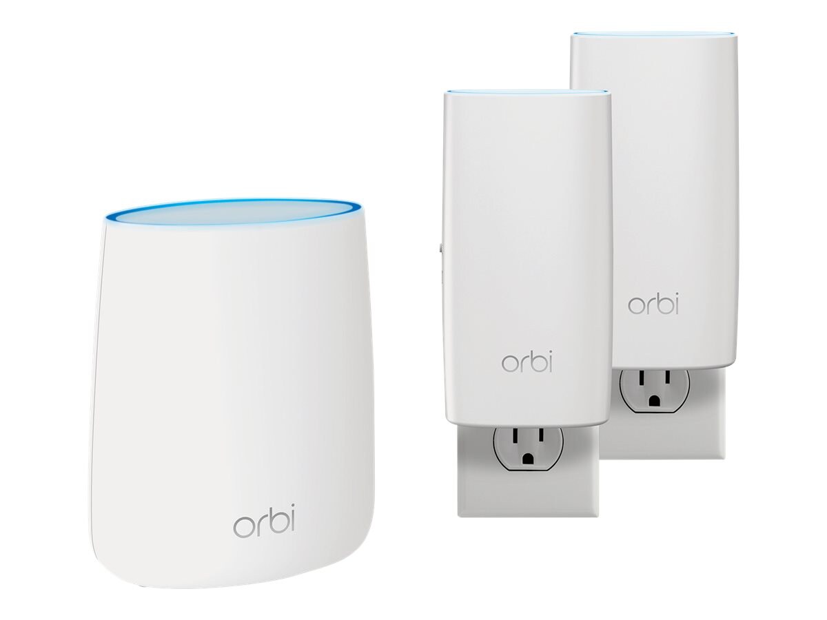 Orbi Home WiFi System. Up to 5,000 sq ft AC2200 Tri-Band WiFi (RBK23W)