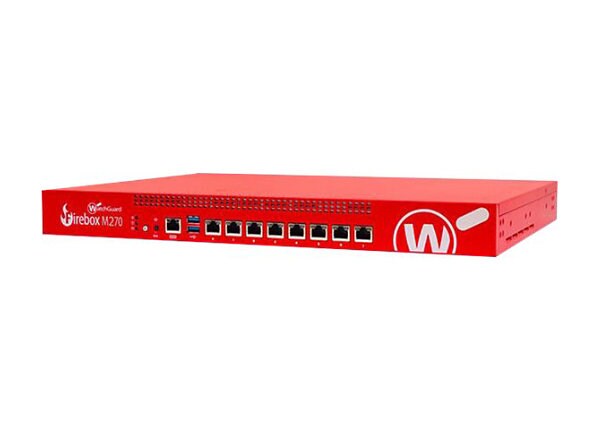 WatchGuard Firebox M270 - security appliance - with 1 year Basic Security S