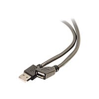 C2G 50ft USB Extension Cable - Active USB A to USB A Extension Cable - Plenum Rated - USB 2.0 - M/F