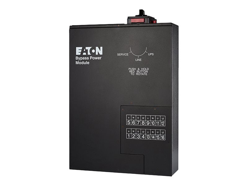 Eaton BPM Bypass Power Module, Wall-mount or rackmount, 3U, Black, Split-phase, Bypass Switch