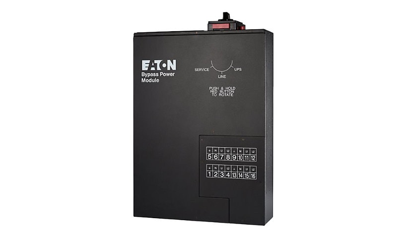 Eaton BPM Bypass Power Module, Wall-mount or rackmount, 3U, Black, Split-phase, Bypass Switch
