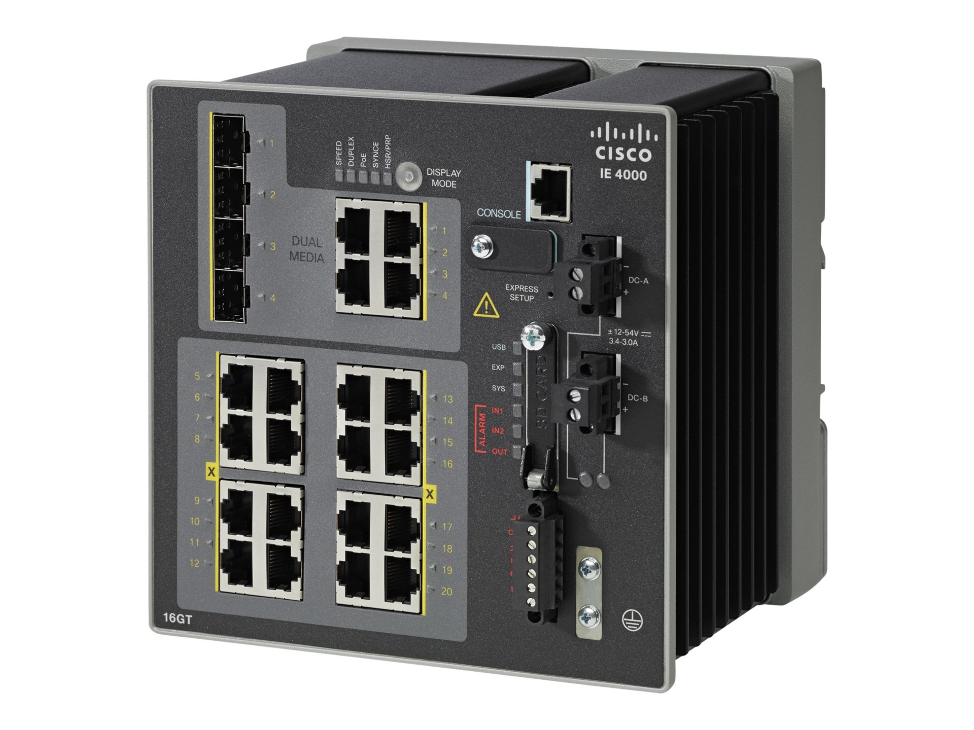 Cisco Industrial Ethernet 4000 Series - switch - 20 ports - managed - TAA Compliant