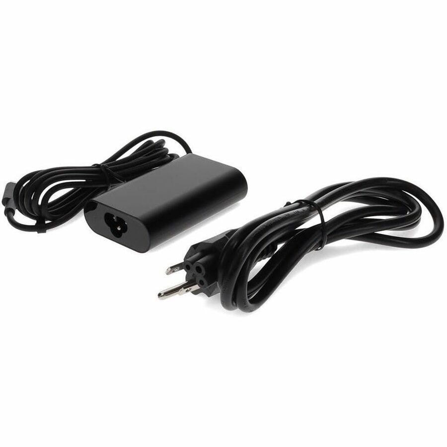 Proline Dell® 492-BBUU Compatible 45W 19.5V at 2.25A Black USB-C Laptop Power Adapter and Cable