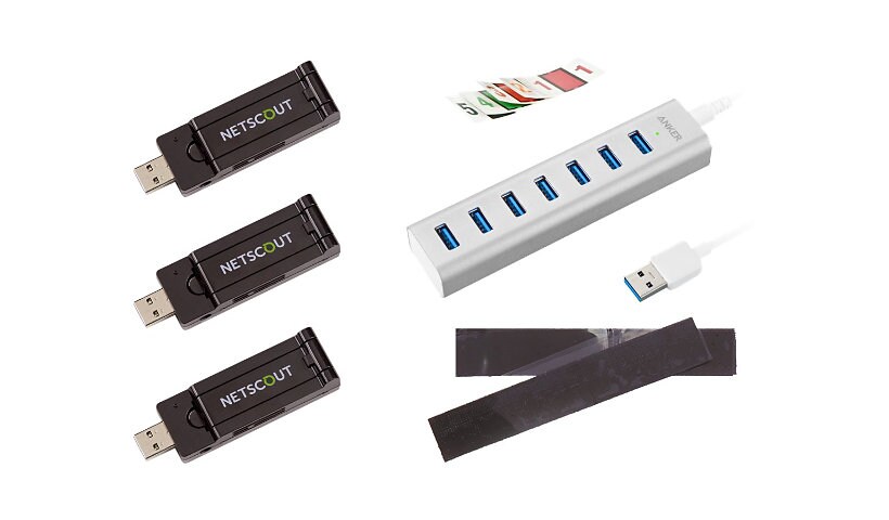 NetAlly AirMagnet Multi-adapter Kit for WiFi Analyzer - network tester acce