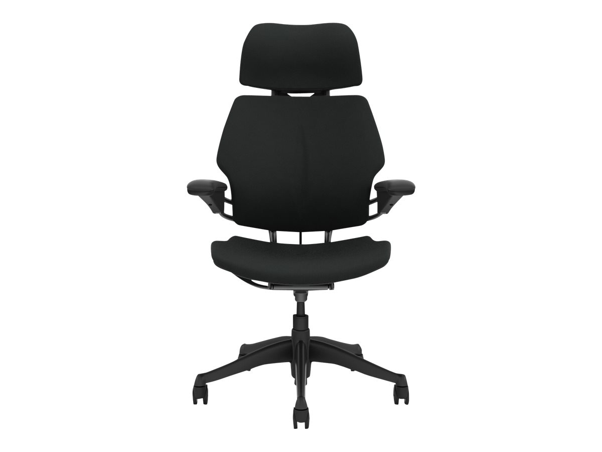 Humanscale Freedom Headrest - chair - polyurethane foam, Duron plastic, Corde 4 - graphite