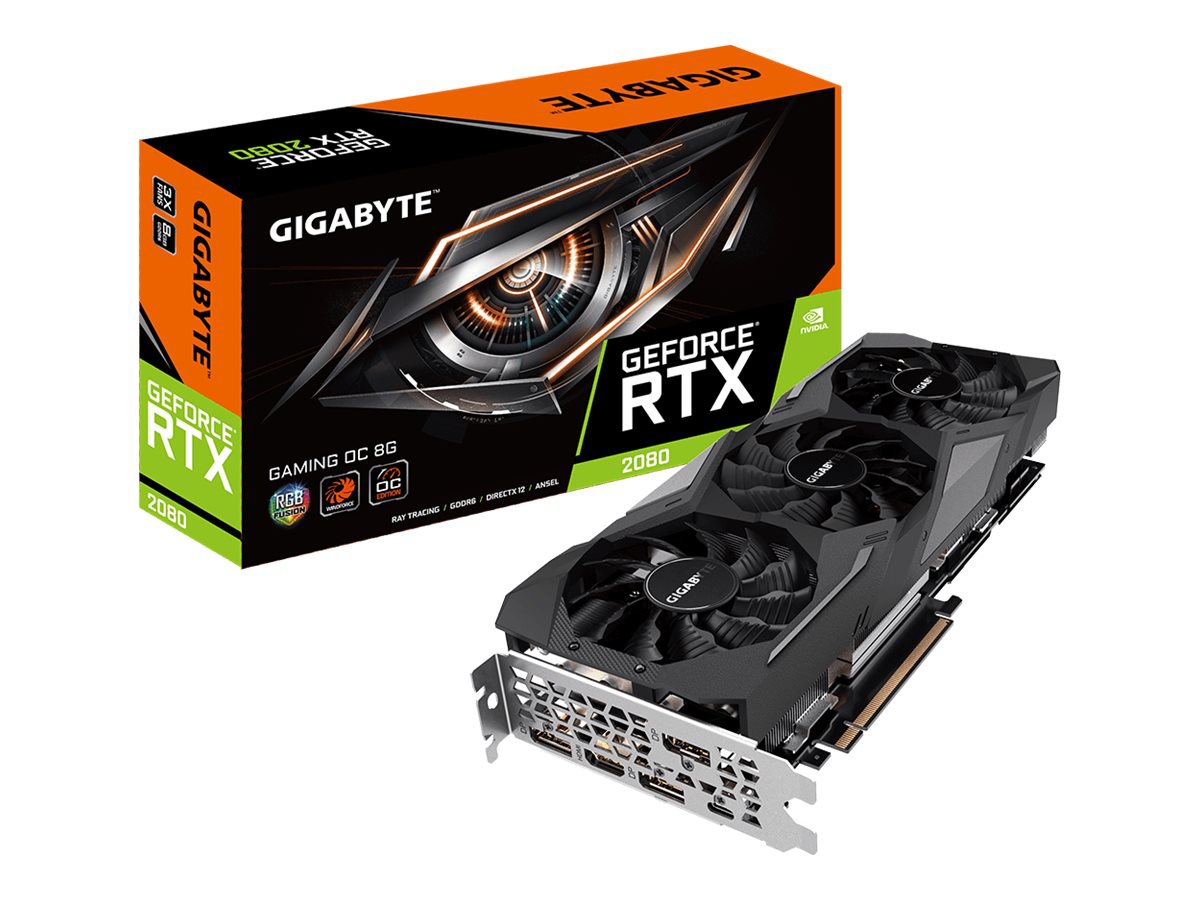 Gigabyte GeForce RTX 2080 GAMING OC 8G - graphics card - GF RTX 2080 - 8 GB
