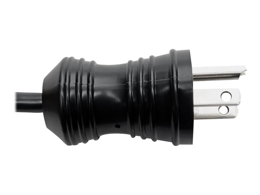 Thumbnail 6 of 8 for Eaton Tripp Lite Series Hospital-Grade Power Cord, NEMA 5-15P to Locking IEC C13 - Green Dot, 10A, 125V, 18 AWG, 6 ft.