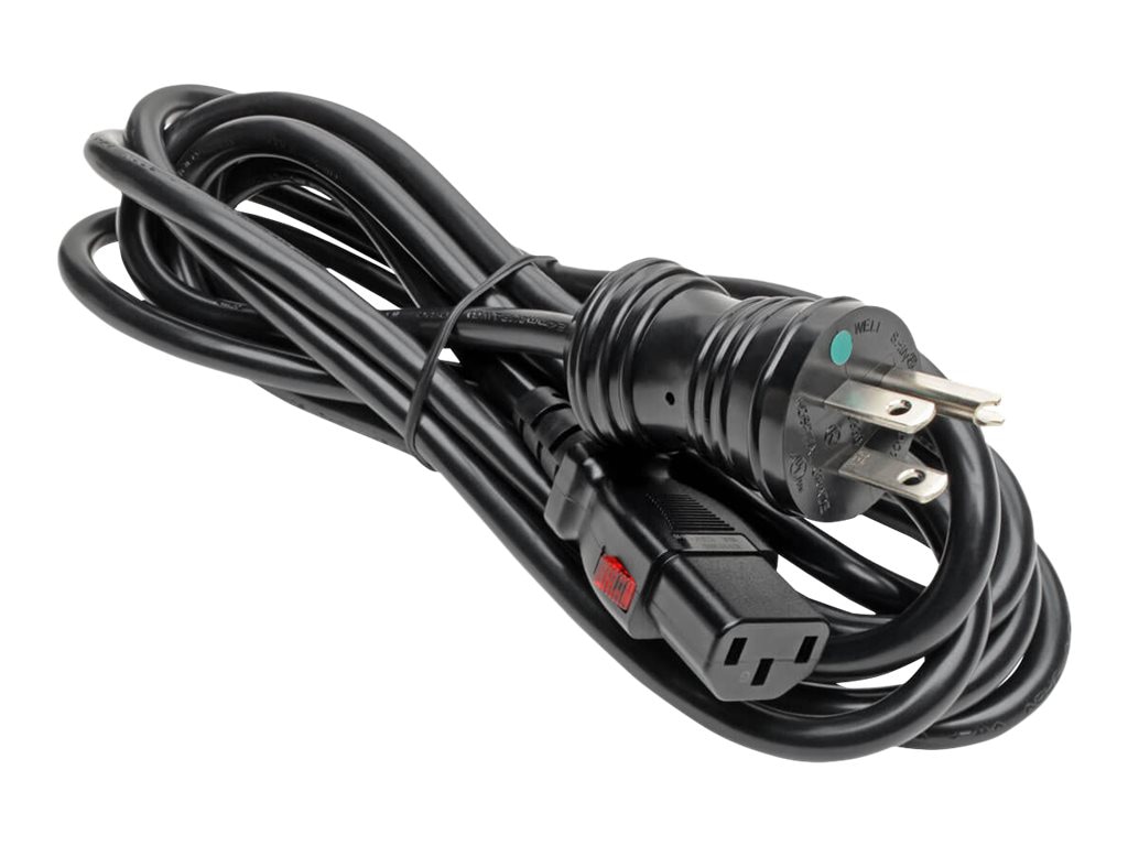 Thumbnail 3 of 8 for Eaton Tripp Lite Series Hospital-Grade Power Cord, NEMA 5-15P to Locking IEC C13 - Green Dot, 10A, 125V, 18 AWG, 10 ft.