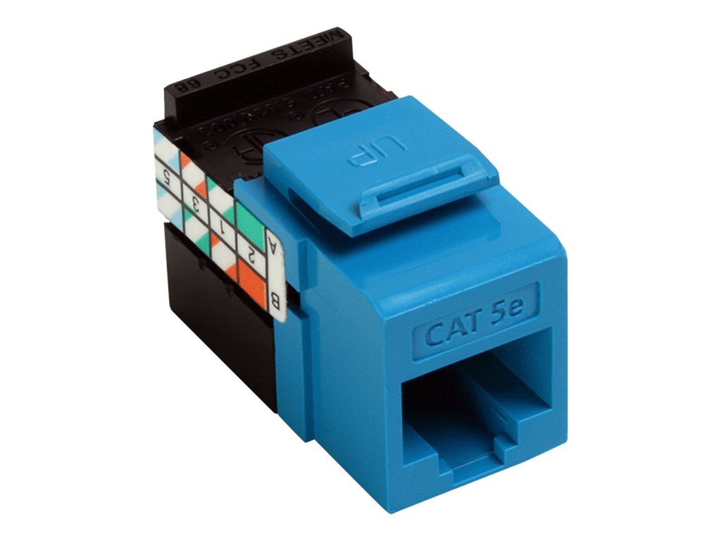 Main image 1 for Leviton QuickPort Snap-In Connector, 8-Conductor, GigaMax, Cat5e, Blue
