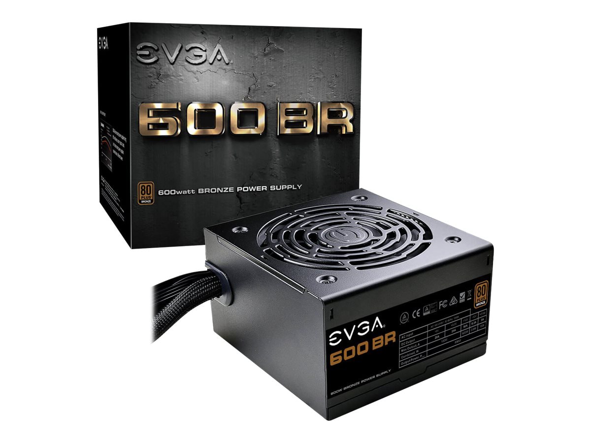 EVGA 600 BR - power supply - 600 Watt