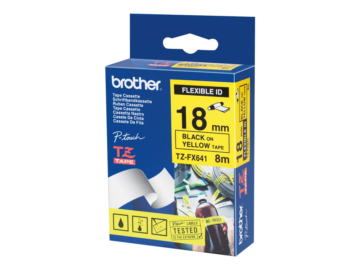 Brother TZeFX641 - flexible tape - 1 roll(s) - Roll (0.7 in x 26.2 ft)