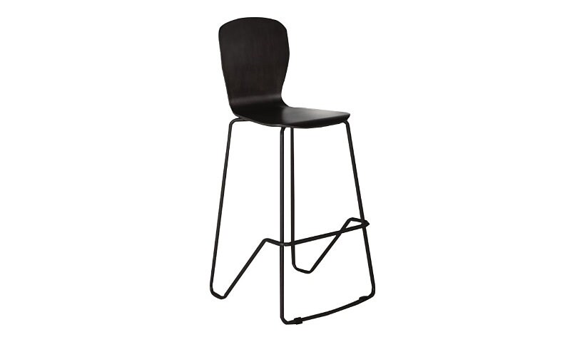 VARIDESK 30" High-Back Stackable Conference Chair - Espresso