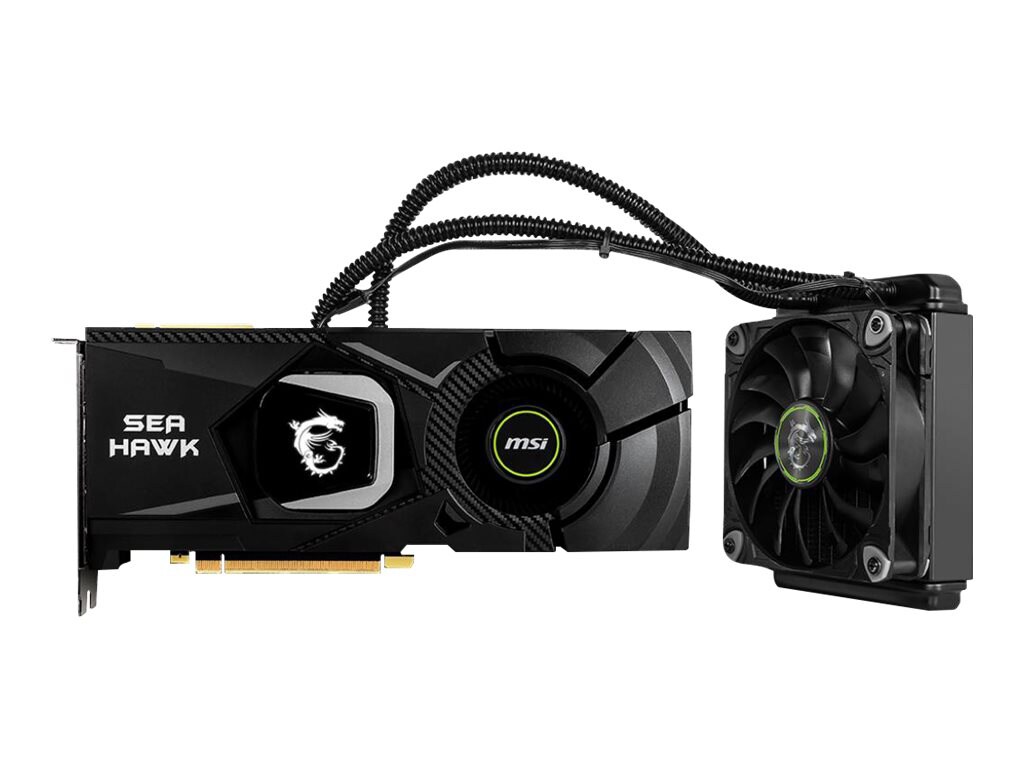 MSI RTX 2080 SEA HAWK X - graphics card - GF RTX 2080 - 8 GB