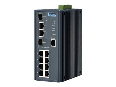 Advantech EKI-7710G-2CI - switch - 10 ports - managed