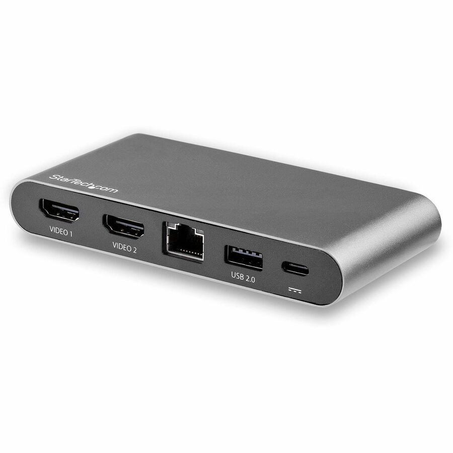 StarTech.com USB C Dock - 4K Dual Monitor HDMI USB-C Docking Station - 100W  Power Delivery Passthrough, GbE, 2x USB-A - - DK30C2HAGPD - Docking  Stations & Port Replicators 