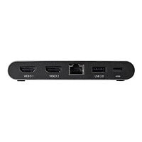 StarTech.com USB C Dock - 4K Dual Monitor HDMI USB-C Docking Station - 100W Power Delivery Passthrough, GbE, 2x USB-A -