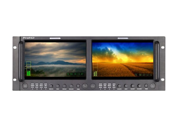 JVC ProHD DT-X92HX2 - dual LCD monitor system