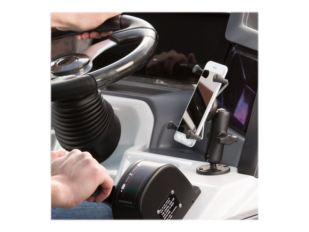 Thumbnail 2 of 2 for RAM Flat Surface Mount with Universal RAM X-Grip Cradle - holder for cellular phone