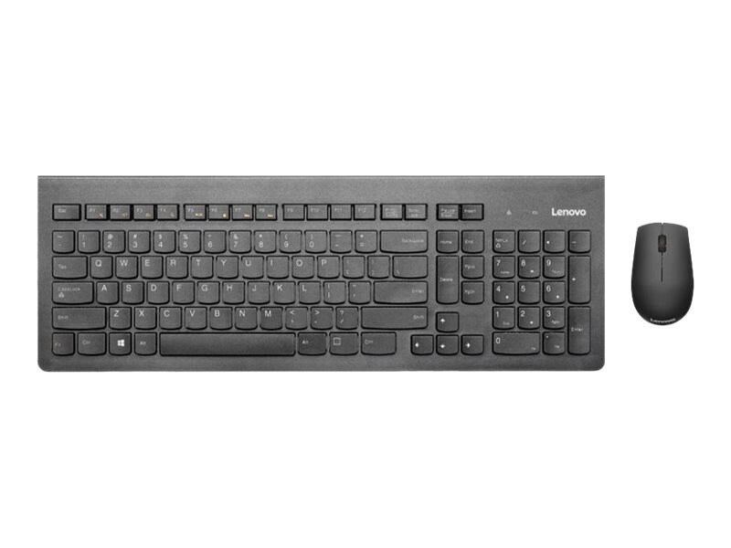 Lenovo 500 Wireless Combo - keyboard and mouse set - US