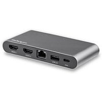 StarTech.com Mini USB C Dock - 4K Dual Monitor HDMI Multiport Adapter - PD