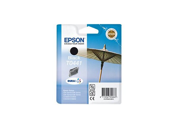 Epson DURABrite T0441 - black - original - ink tank