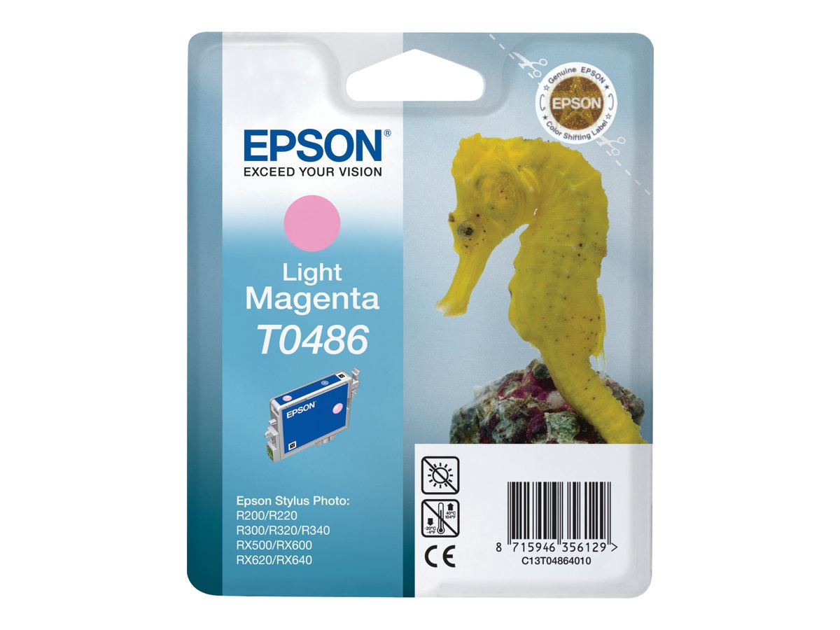 Epson T0486 - light magenta - original - ink cartridge