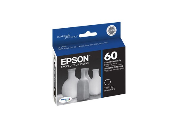 Epson DURABrite Ultra T060120 - black - original - ink cartridge