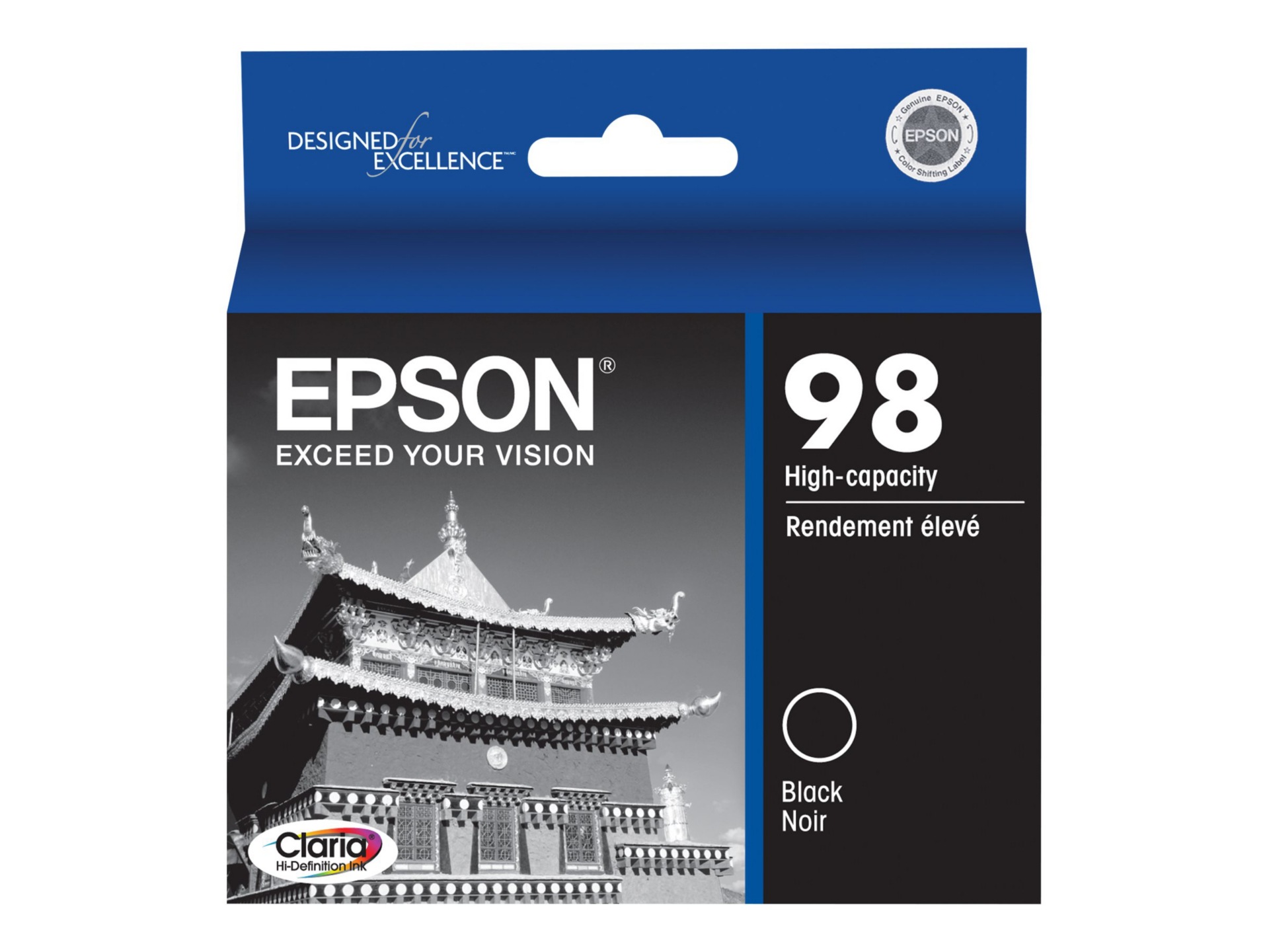 Epson 98 - High Capacity - black - original - ink cartridge