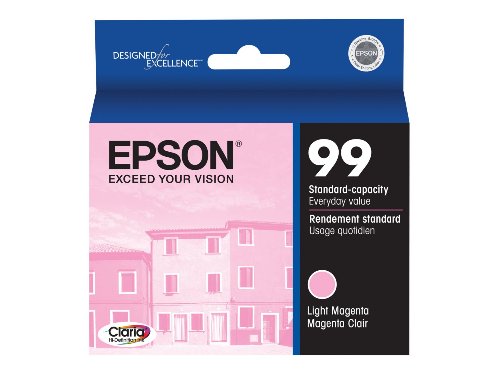 Epson 99 With Sensor - light magenta - original - ink cartridge